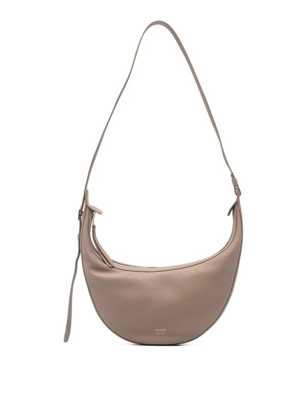 KHAITE: cross body bags - Augustina Small Leather Crossbody Bag