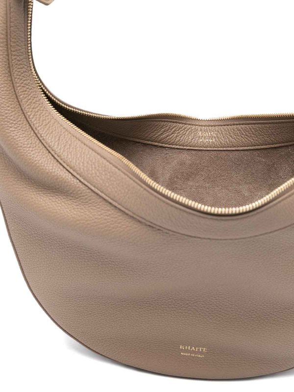 KHAITE: cross body bags online - Augustina Small Leather Crossbody Bag