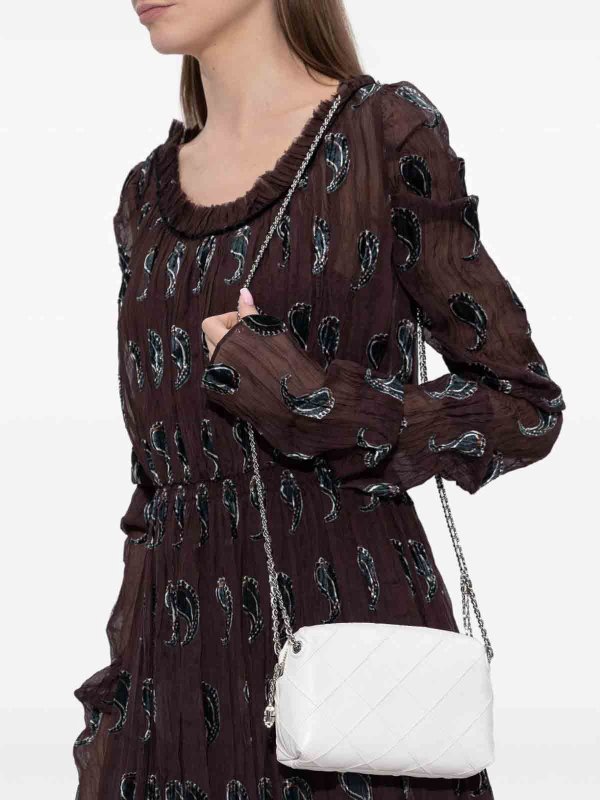 TORY BURCH buy online Fleming Leather Crossbody Bag