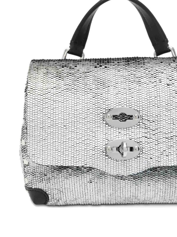ZANELLATO: Handtaschen online - Shopper - Silber