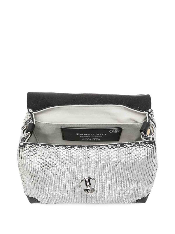 The Best Shops ZANELLATO: Handtaschen - Shopper - Silber