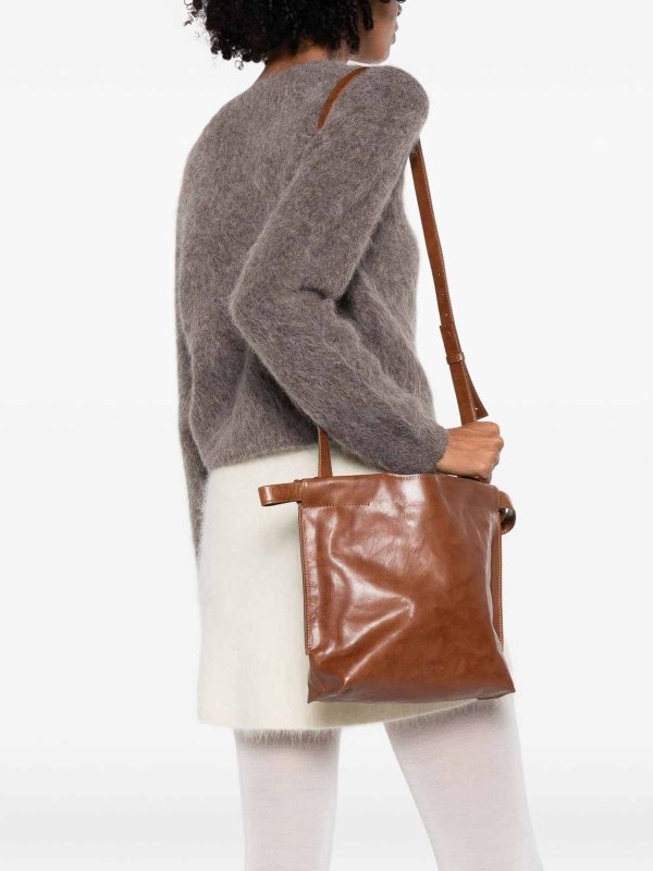 BEA BONGIASCA: cross body bags online - Leather Crossbody Bag