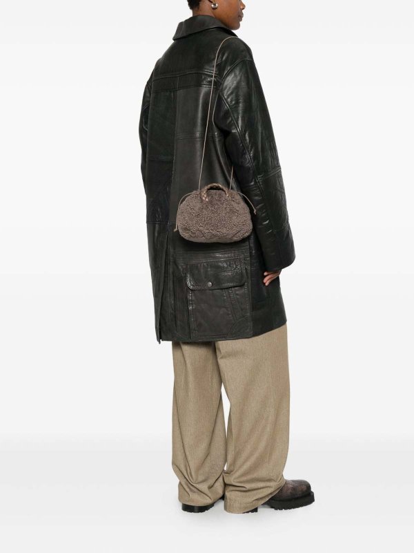 The Best Shops HEREU: shopper - Arta Mini Shearling Tote