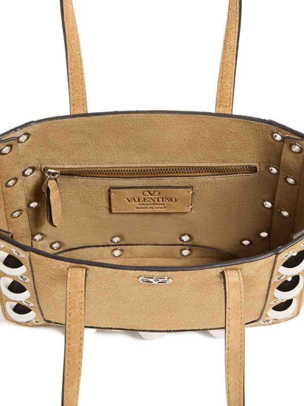 VALENTINO GARAVANI: Handtaschen online - Shopper - Beige