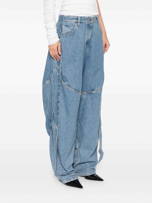 Jean Droit - Bleu shop online: The Attico