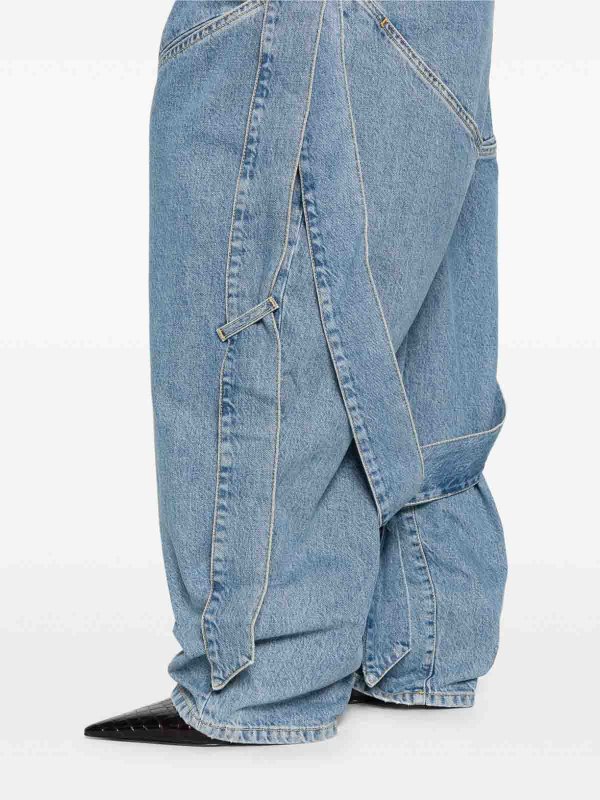 The Attico buy online Jean Droit - Bleu