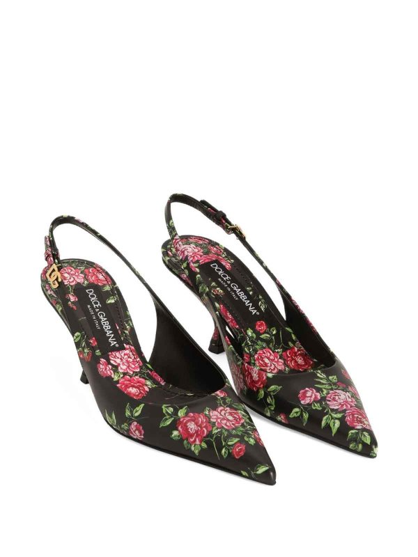 DOLCE & GABBANA: court shoes online - Lollo Slingback Pumps