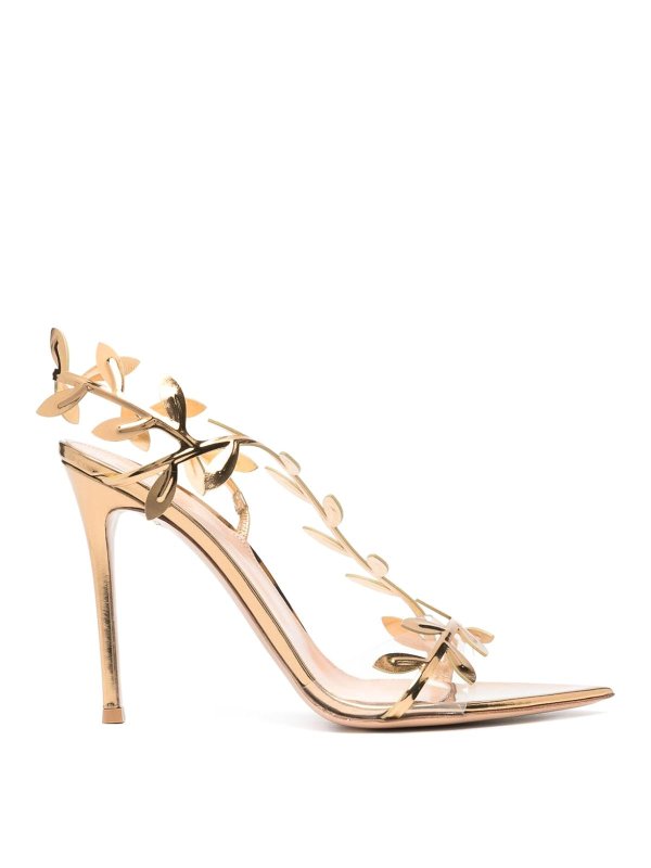 Gianvito Rossi: Sandalen - Sandalen - Gold