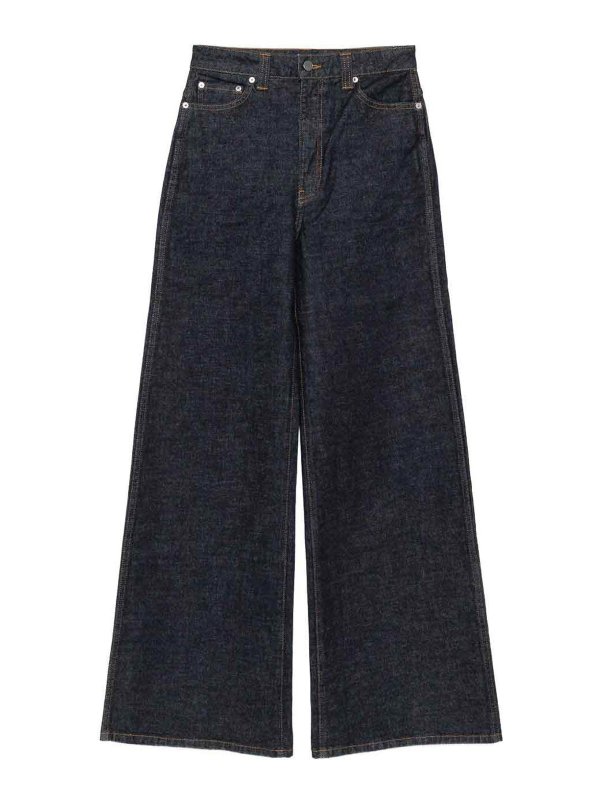 KHAITE: Jeans Rectos - Vaqueros Rectos - Azul