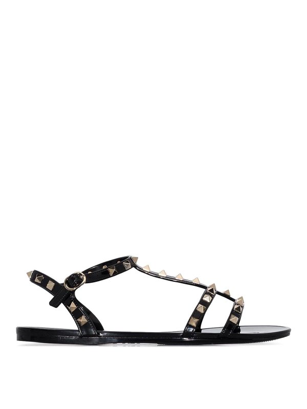 VALENTINO GARAVANI: Sandalias - Sandalias - Negro
