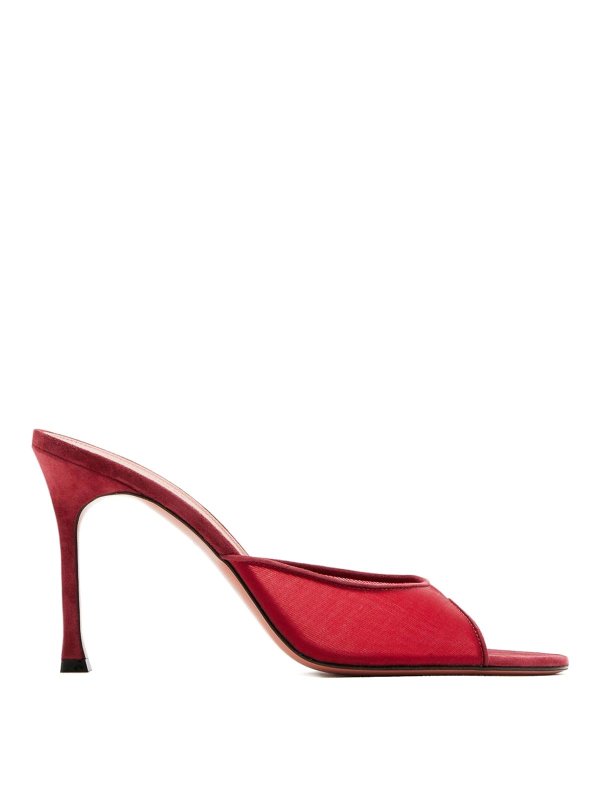 AMINA MUADDI: ミュール - ミュール - ダークレッド