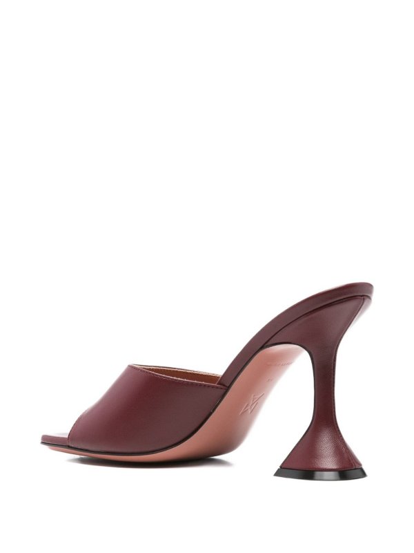 ミュール - ダークレッド shop online: AMINA MUADDI