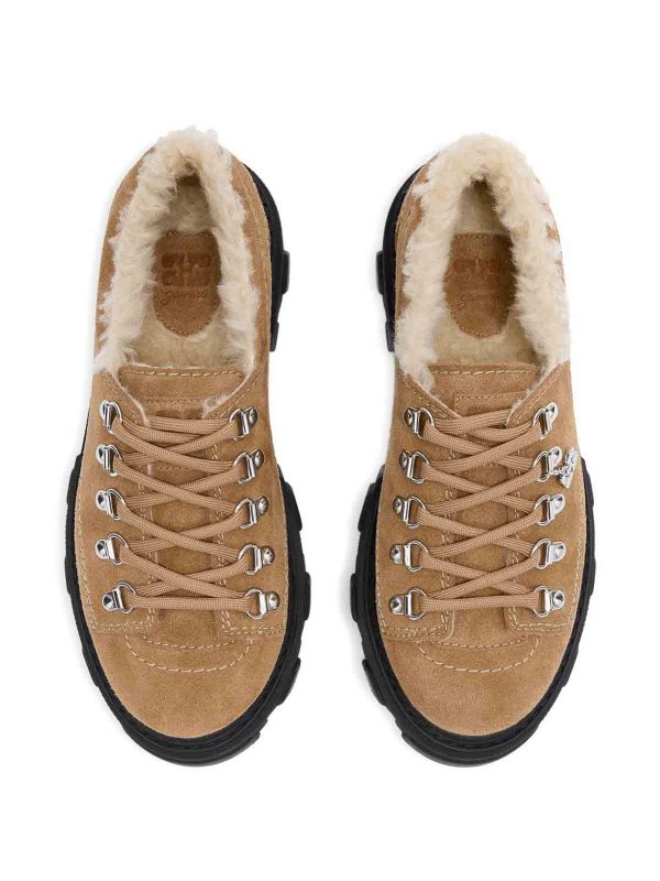 GANNI: Zapatos con cordones online - Zapatos Con Cordones - Marrón Claro