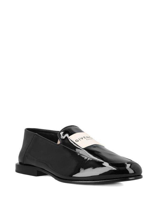 Label Leather Loafers shop online: GIVENCHY