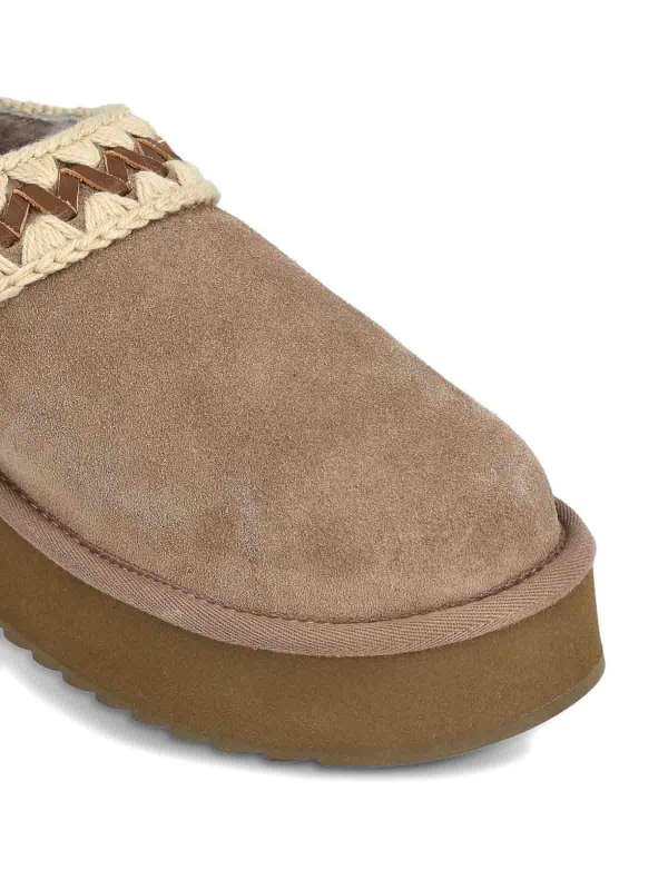 Platform Clog Suede Slippers shop online: MOU
