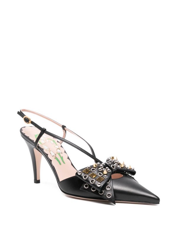 VALENTINO GARAVANI: court shoes online - Bowow Leather Pumps