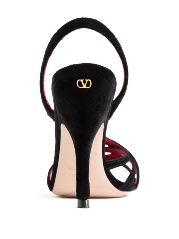 サンダル - 黒 shop online: VALENTINO GARAVANI