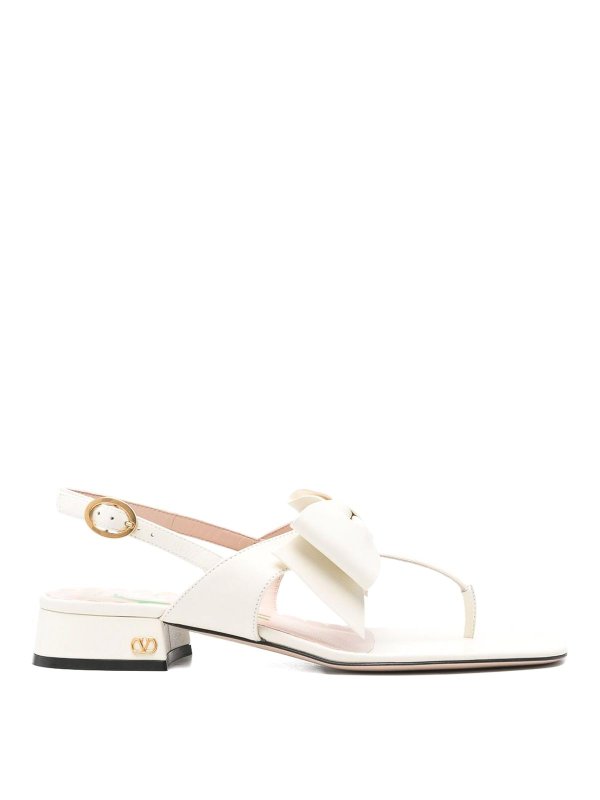 VALENTINO GARAVANI: Sandalen - Sandalen - Weiß