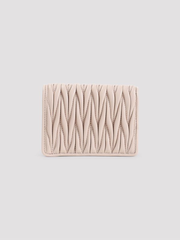 MIU MIU: wallets & purses online - Lamb Leather Wallet