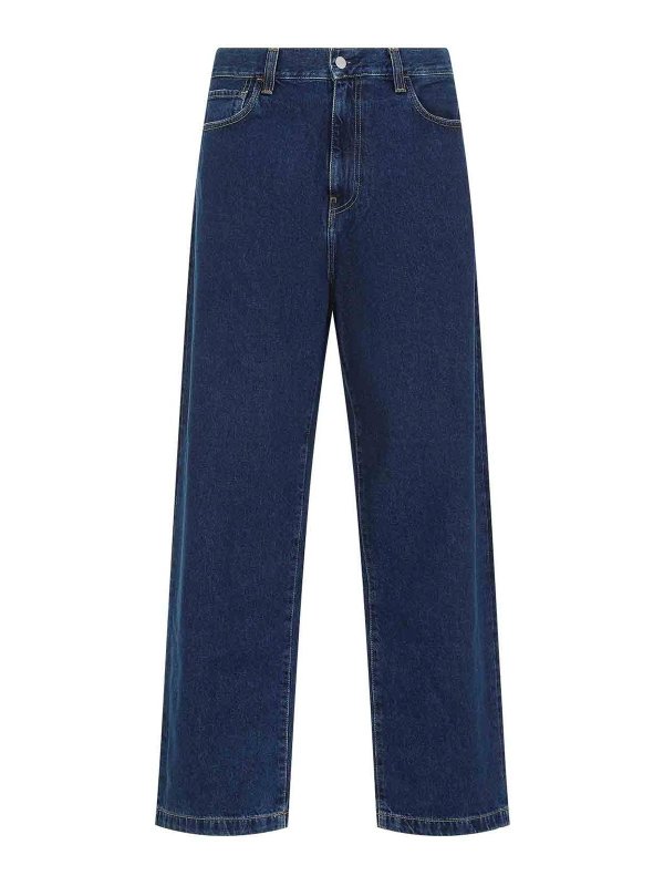 CARHARTT: カジュアルトラウザー - カジュアルパンツ - ブルー