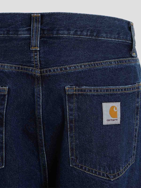 The Best Shops CARHARTT: カジュアルトラウザー - カジュアルパンツ - ブルー