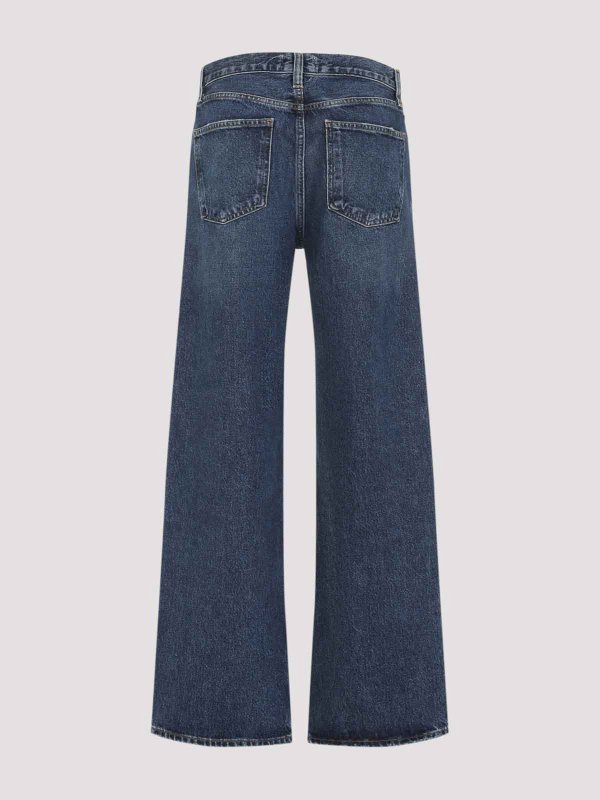 AGOLDE: jeans a zampa online - Jeans ad arco in cotone