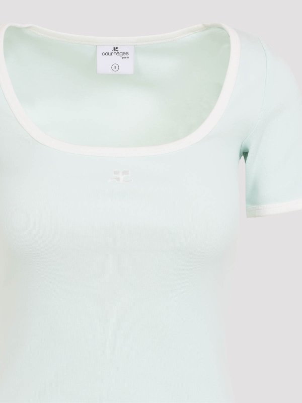 The Best Shops Courreges: Robe longueur genou - Robe Au Genou - Vert Clair