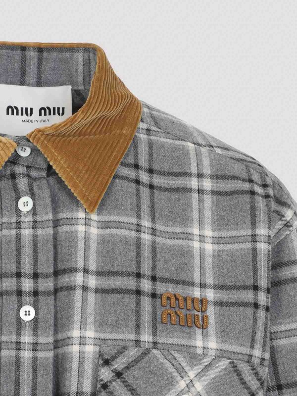 Cotton Dress shop online: MIU MIU