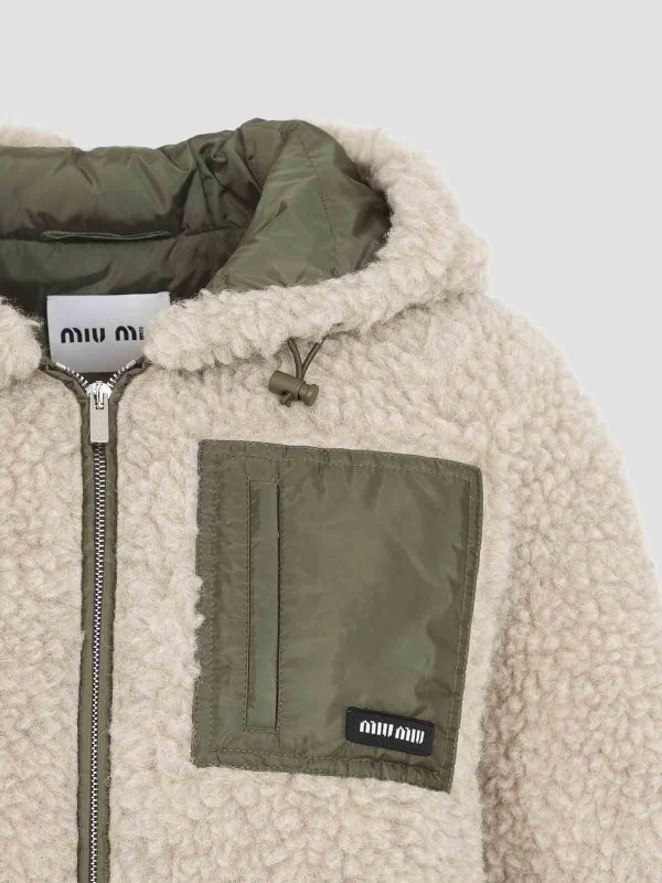 The Best Shops MIU MIU: padded jackets - Wool Blouson Jacket