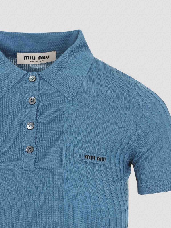 The Best Shops MIU MIU: polo shirts - Wool Polo