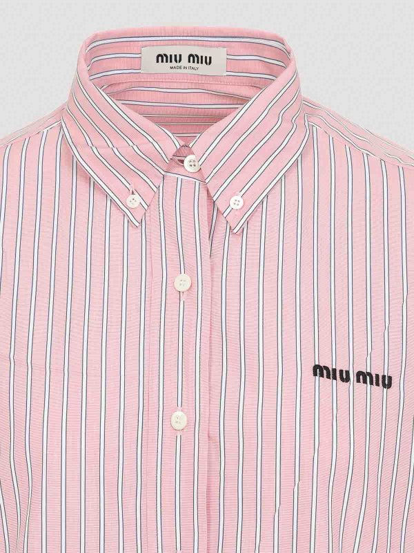 The Best Shops MIU MIU: shirts - Cotton Shirt