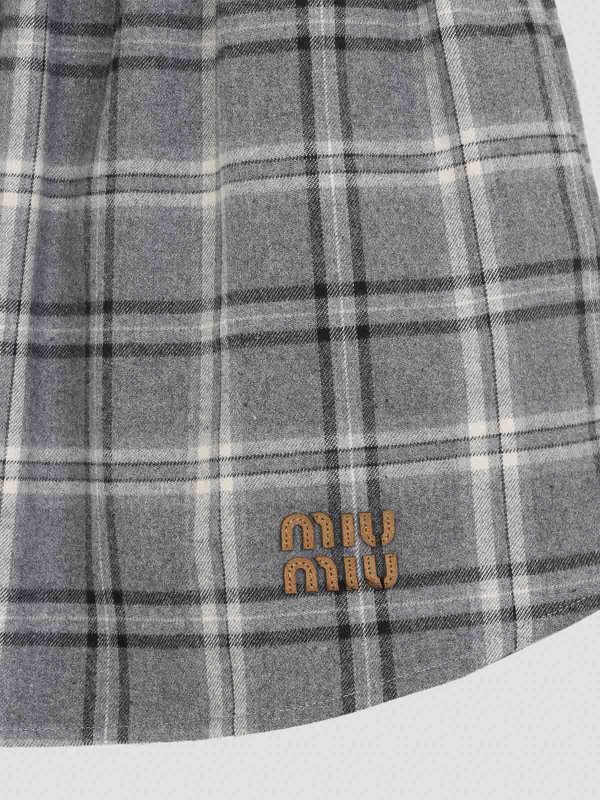 The Best Shops MIU MIU: Knee length skirts & Midi - Cotton Midi Skirt