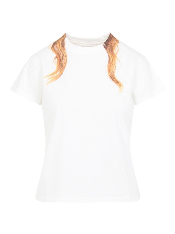 MM6 MAISON MARGIELA: Tシャツ - Tシャツ - クリーム