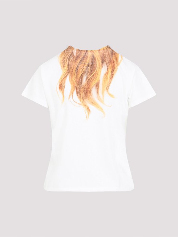 MM6 MAISON MARGIELA: Tシャツ online - Tシャツ - クリーム