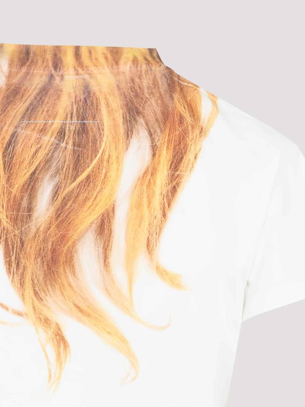 The Best Shops MM6 MAISON MARGIELA: Tシャツ - Tシャツ - クリーム