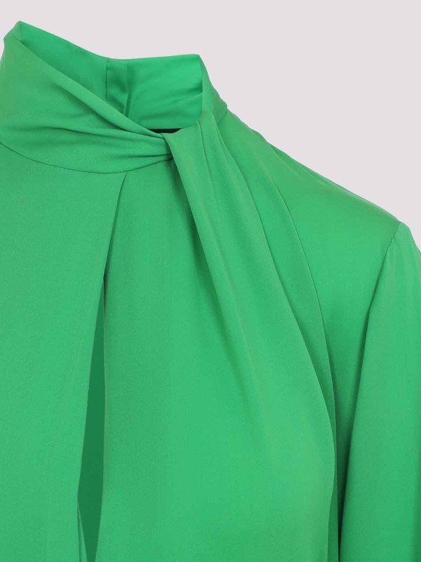 膝丈ドレス - 緑 shop online: TOM FORD