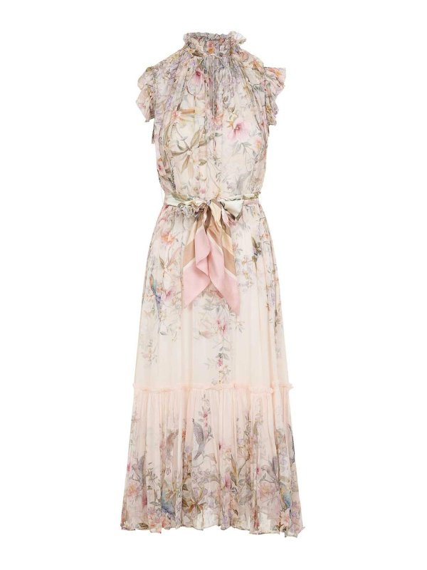 ZIMMERMANN: abiti al ginocchio - Vestito  midi svolazzante Rebellion