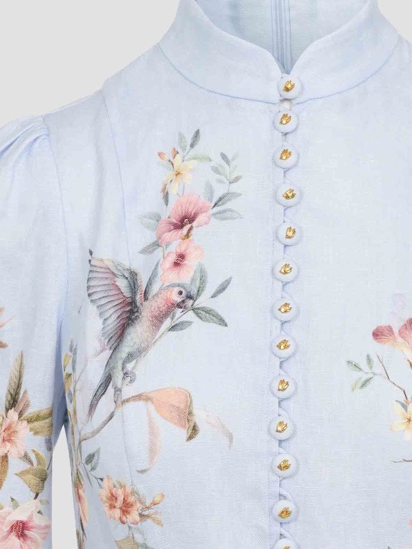 Rebellion Button Mini Dress shop online: ZIMMERMANN