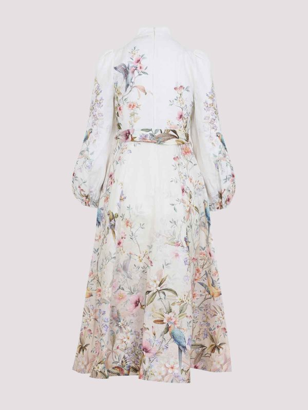 ZIMMERMANN: abiti al ginocchio online - Vestito  midi con bottoni Rebellion