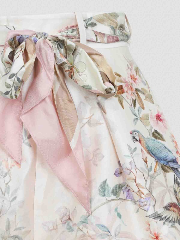 The Best Shops ZIMMERMANN: トラウザーショーツ - ショートパンツ - クリーム