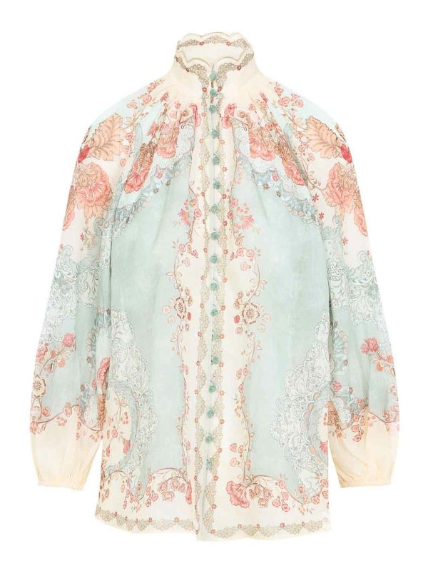 ZIMMERMANN: Blouses - Blouse - Vert Clair