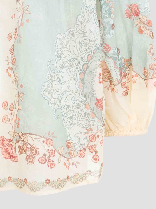 The Best Shops ZIMMERMANN: Blouses - Blouse - Vert Clair