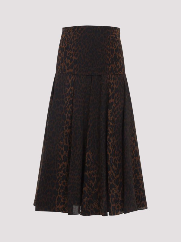 BALENCIAGA: ニーレングススカート＆ミディ丈 online - 膝丈/ミディスカート - ブラウン