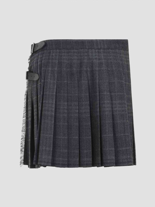 BALENCIAGA: ミニスカート online - ミニスカート - グレー