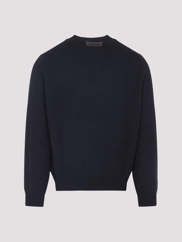 BERLUTI: crew necks online - Cashmere Pullover