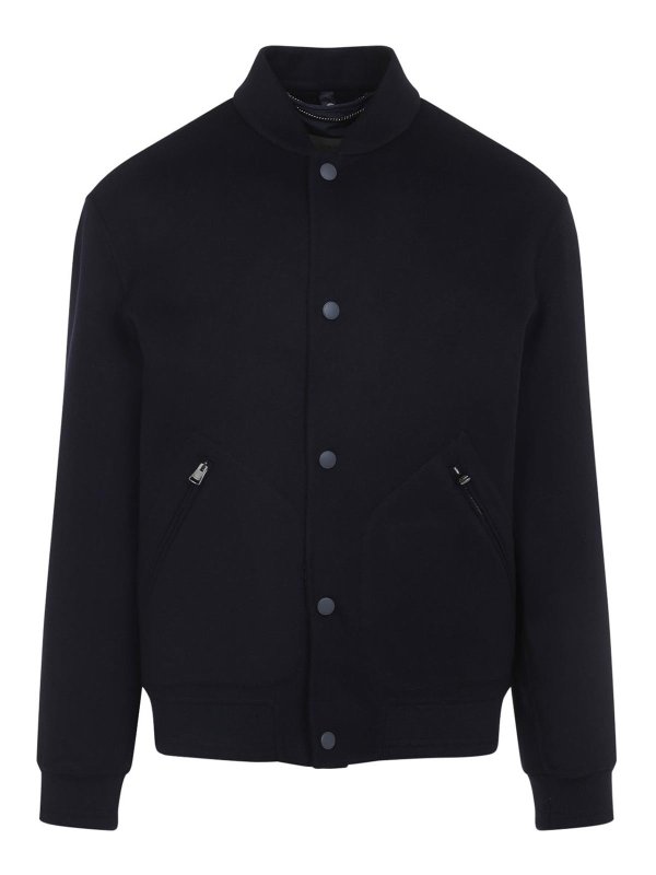 CANALI: bombers - Wool Bomber Jacket