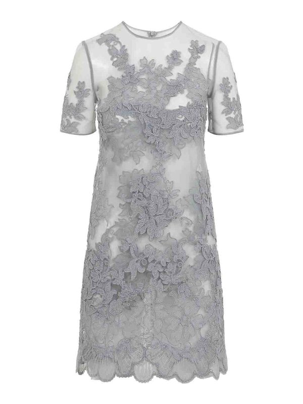 ERMANNO SCERVINO: Robes courtes - Robe Courte - Gris