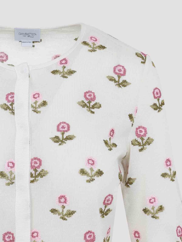 The Best Shops Giambattista Valli: Cárdigans - Cárdigan - Blanco