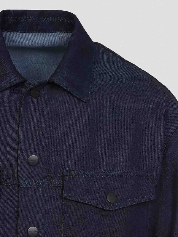 カジュアルジャケット - ミディアムウォッシュ shop online: GIORGIO ARMANI