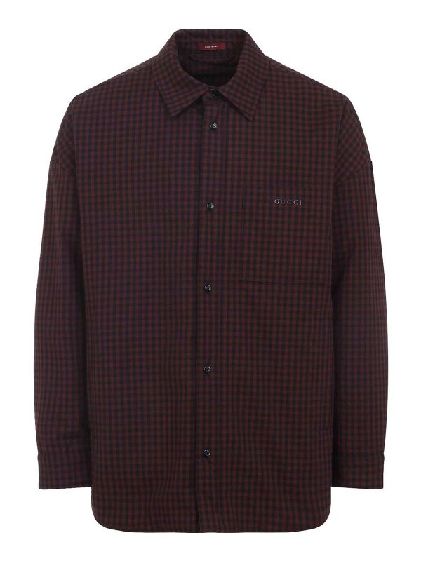 GUCCI: shirts - Spw Macro Vichy Jacket